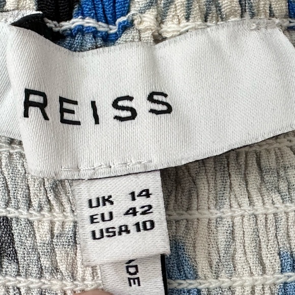 NEW $265 Reiss Square Neck Floral Midi Dress - Picture 9 of 11